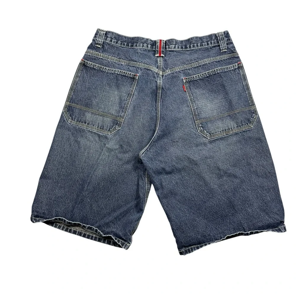 Vintage Levi's Shorts‎ Mens 36x11 Denim Worker Y2K Blue Baggy Grunge Skater